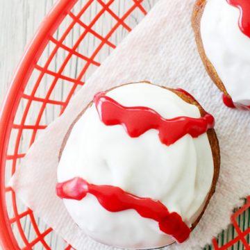 Baseball Donuts by Foodtastic Mom