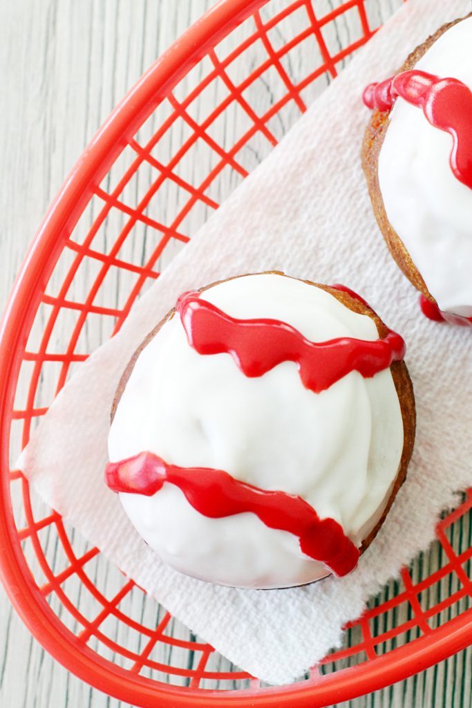 Baseball Donuts by Foodtastic Mom