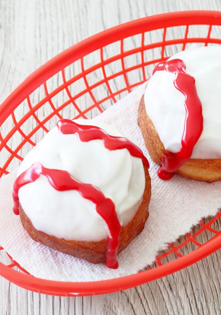 Baseball Donuts by Foodtastic Mom