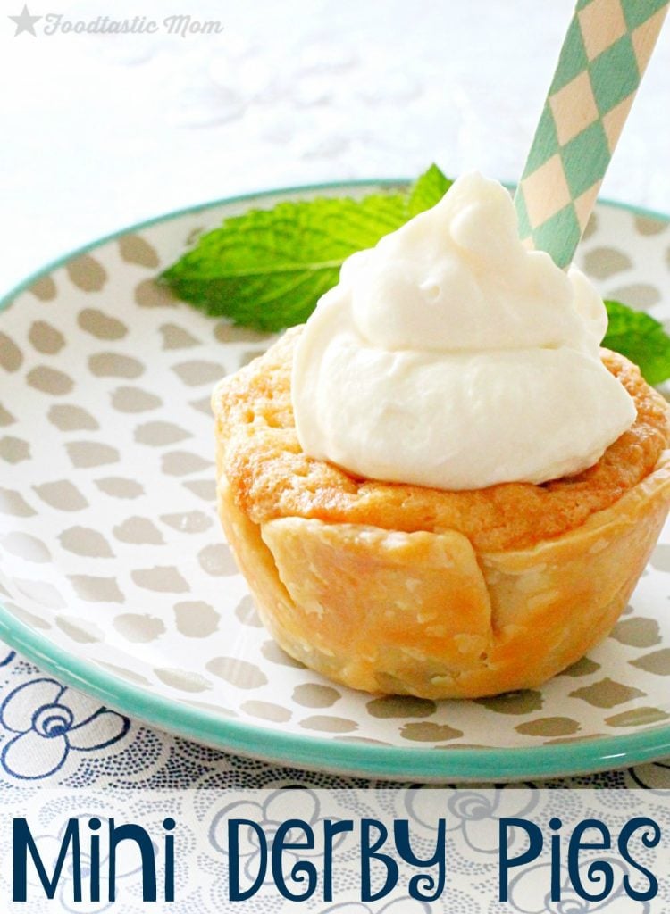 Mini Kentucky Derby Pies by Foodtastic Mom