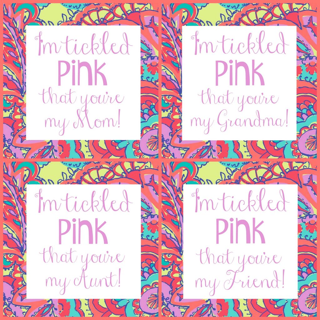 Tickled Pink Mother's Day Free Printable by Foodtastic Mom