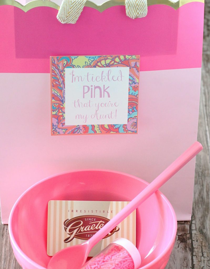 Tickled Pink Mother's Day Gift by Foodtastic Mom #FreePrintable