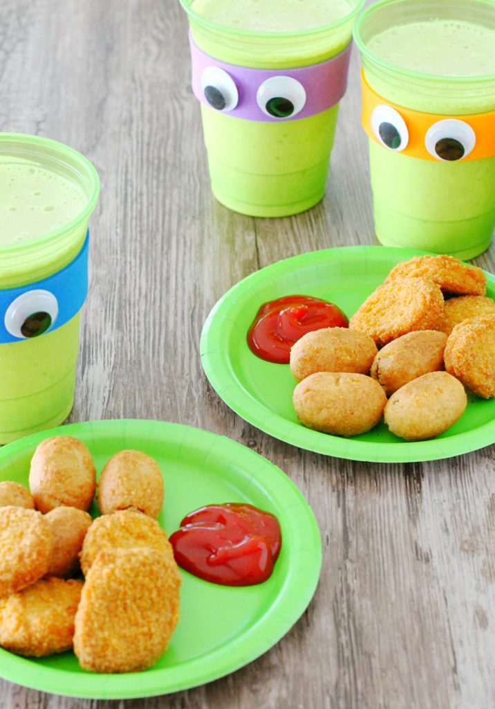 Green Apple Smoothies by Foodtastic Mom #TMNT2andTyson #TMNT2 #CBias