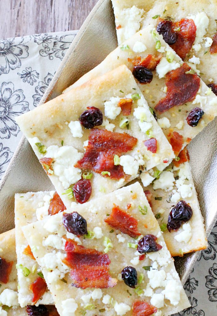 Bacon Bourbon Cherry Pizza