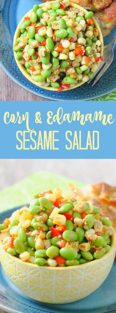 Corn and Edamame Sesame Salad