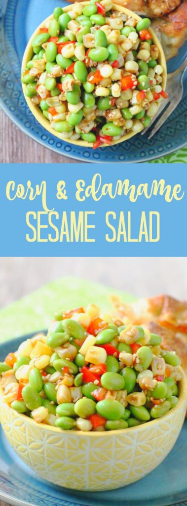 Corn and Edamame Sesame Salad