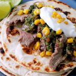 Pineapple Marinated Steak Tacos with Chimichurri Sauce by Foodtastic Mom #BlogMeetsBeef