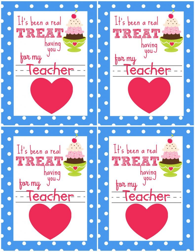 Teacher Gift with Free Printable by Foodtastic Mom