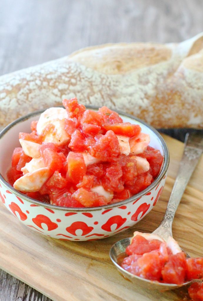 Canned Tomato Bruschetta by Foodtastic Mom