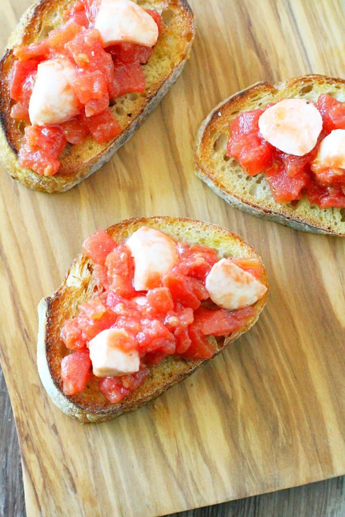 Canned Tomato Bruschetta by Foodtastic Mom