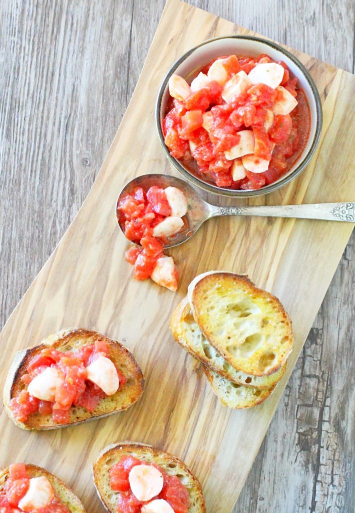 Canned Tomato Bruschetta by Foodtastic Mom