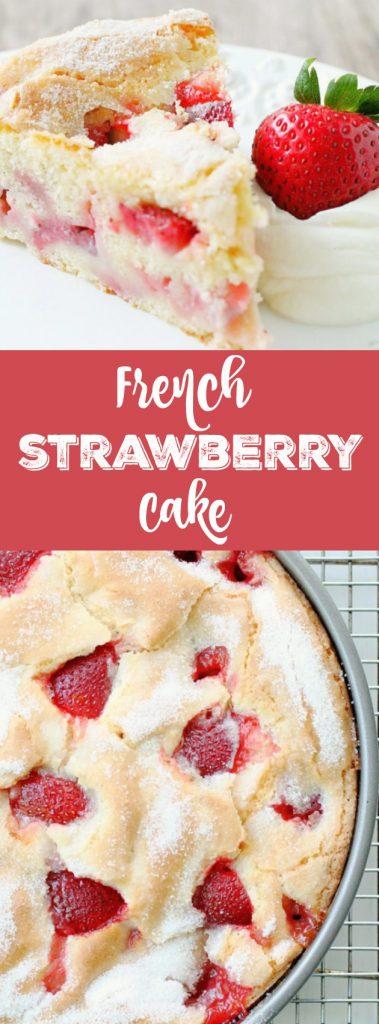 French Strawberry Cake
