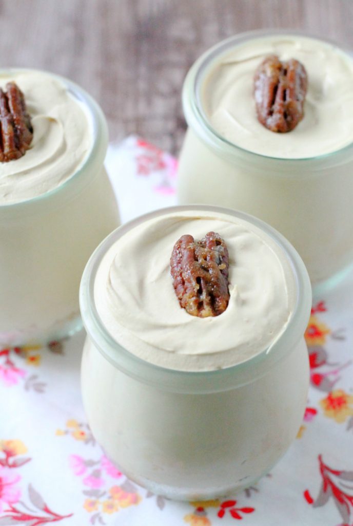 Butter Pecan Cappuccino No Bake Cheesecakes by Foodtastic Mom #bitesizedbitsofjoy #ad