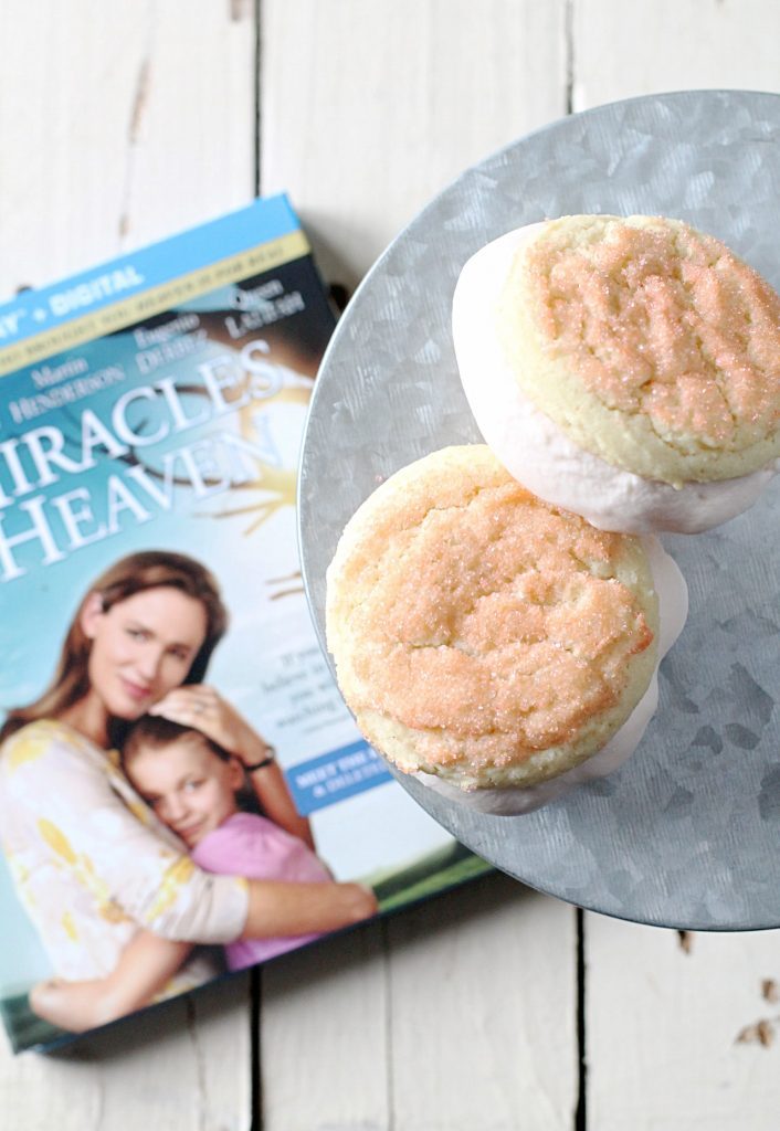 Pink Lemonade Ice Cream Sandwiches by Foodtastic Mom #MiraclesfromHeaven #ad