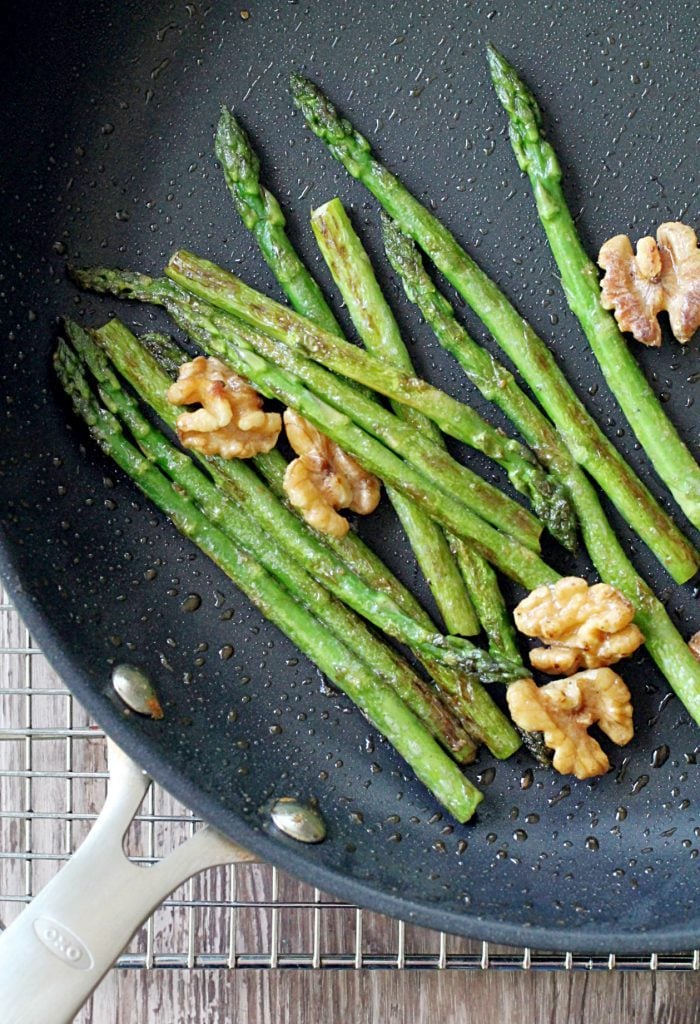 Fresh Cherry and Asparagus Salad with Poppy Seed Dressing by Foodtastic Mom