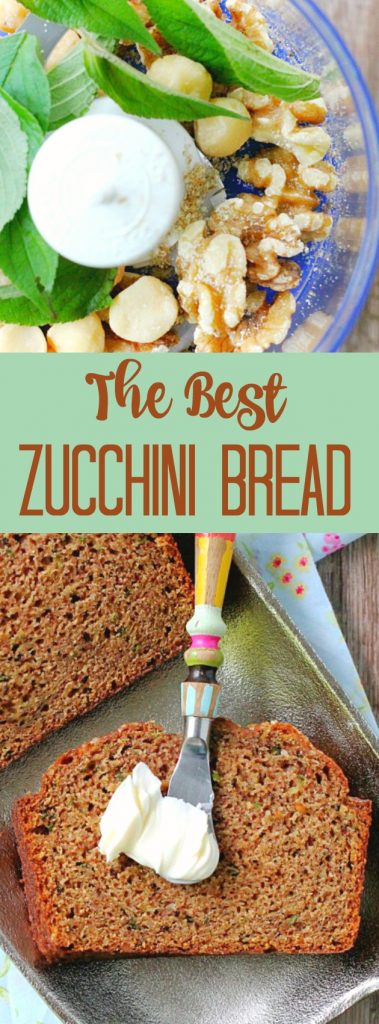 The Best Zucchini Bread