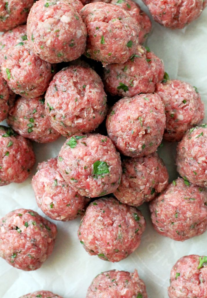 Beefy Alphabet Italian Wedding Soup by Foodtastic Mom