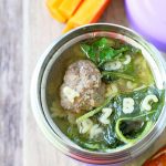 Beefy Alphabet Italian Wedding Soup by Foodtastic Mom