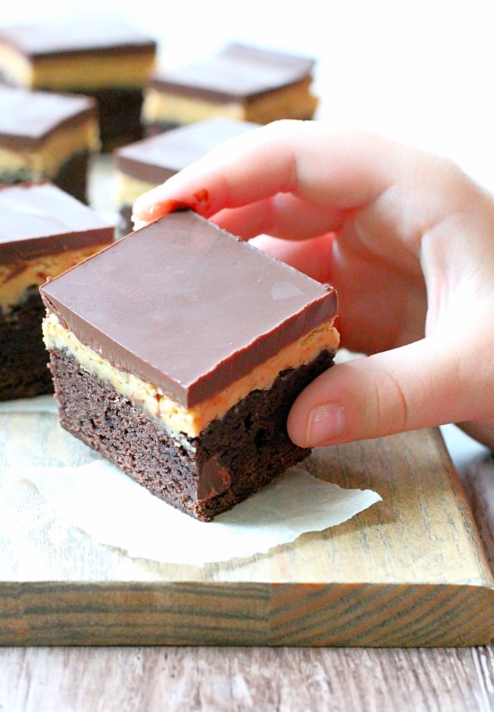 Buckeye Brownies by Foodtastic Mom