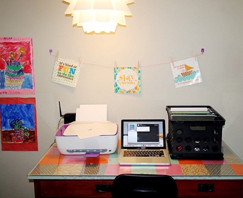 Back to School Printing Station by Foodtastic Mom #CreatewithHP #ad