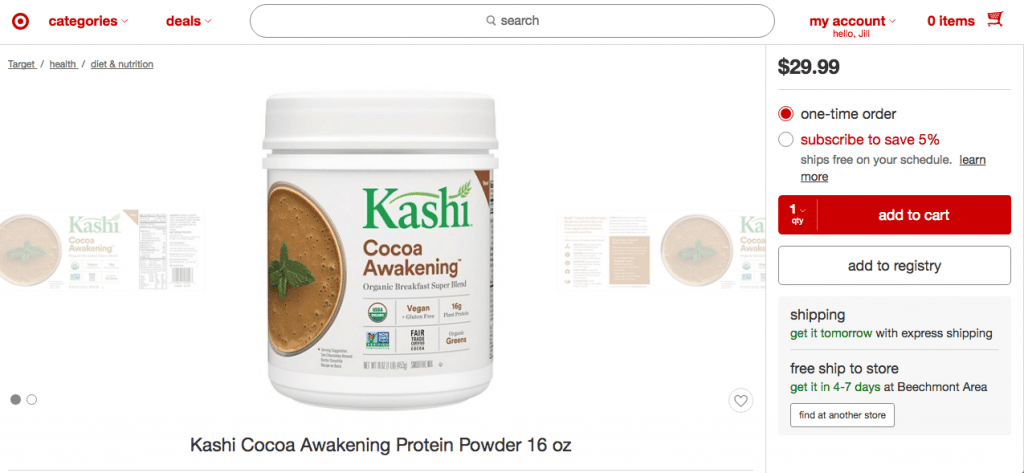 Kashi at Target