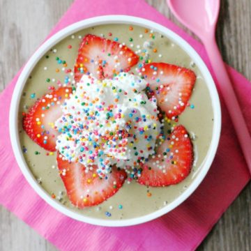 Banana Cocoa Nice Cream Breakfast Bowl by Foodtastic Mom #KashiPlantPower #GOTOGETHER #ad