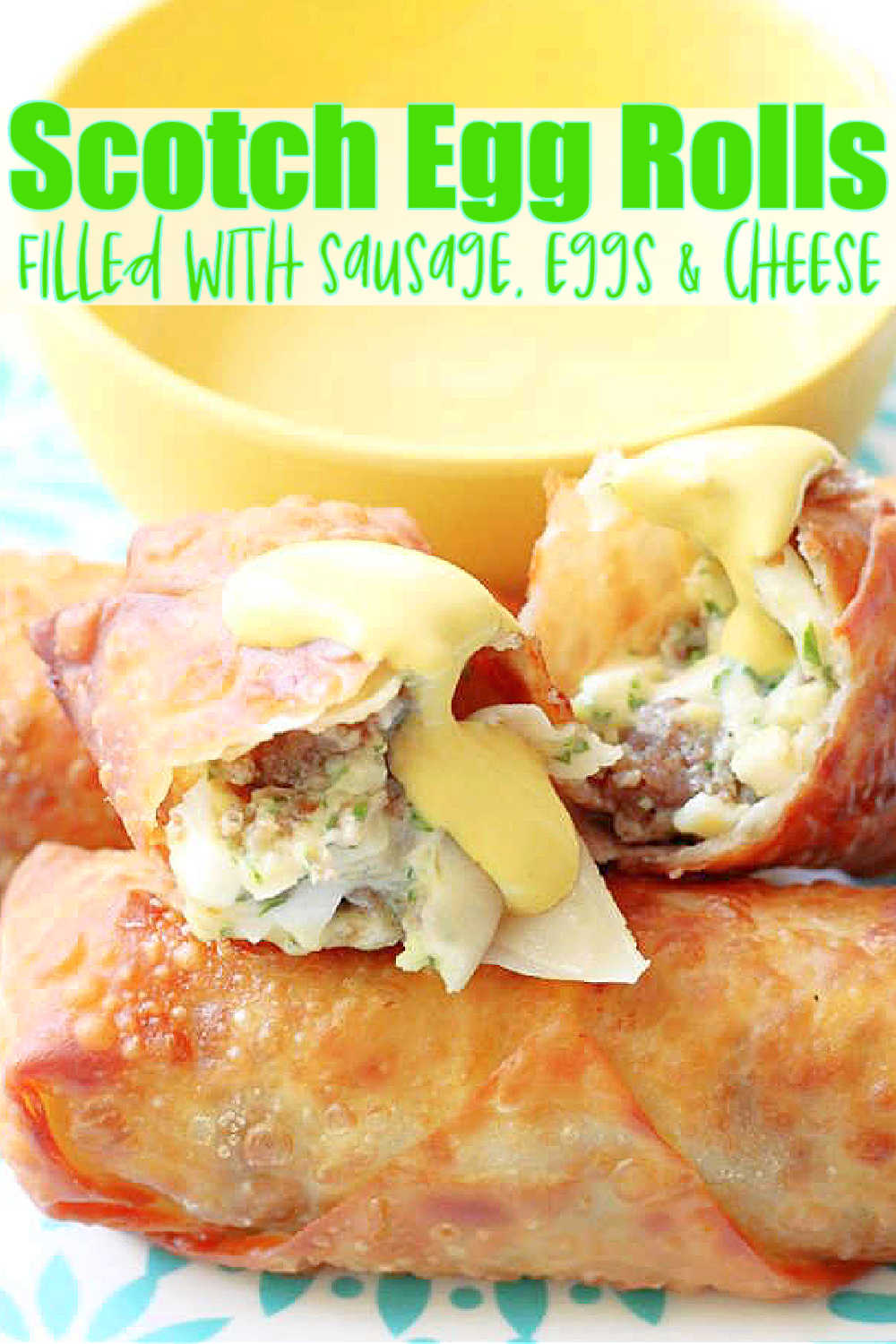 Scotch Egg Rolls | Foodtastic Mom #scotcheggrolls #eggrolls #stpatricksday via @foodtasticmom