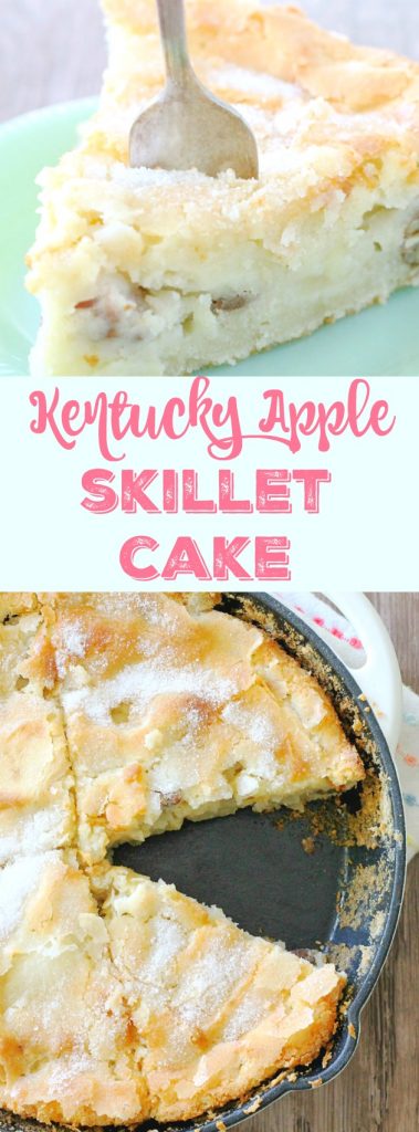 Kentucky Apple Skillet Cake