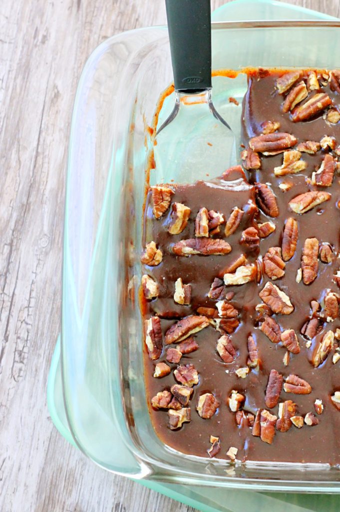 Salted Chocolate Caramel Bars #cookiesforkidscancer