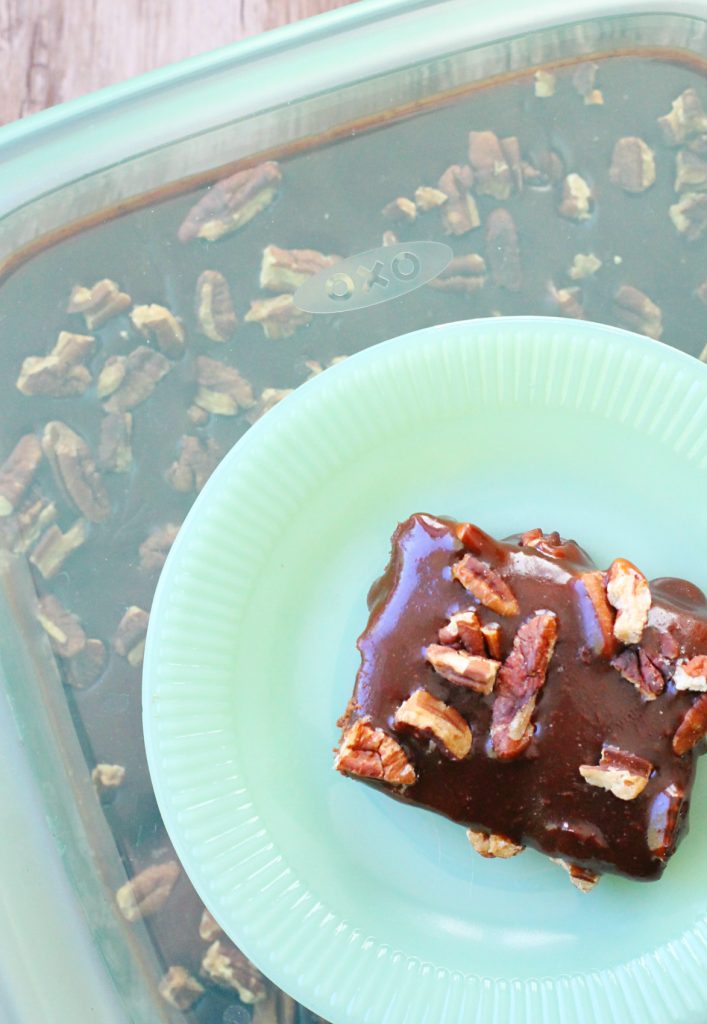 Salted Chocolate Caramel Bars #cookiesforkidscancer