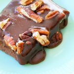 Salted Chocolate Caramel Bars #cookiesforkidscancer