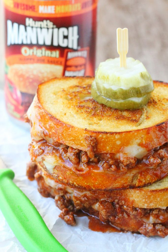 Manwich Grilled Cheese by Foodtastic Mom #ManwichNight #AD