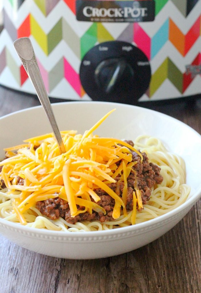 Slow Cooker Cincinnati Chili by Foodtastic Mom #ohiobeef #ad