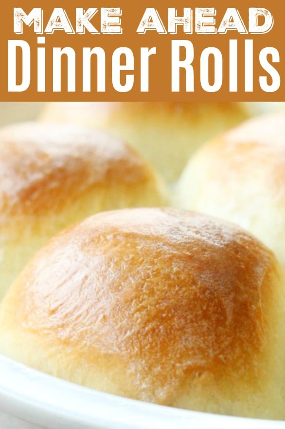 Make Ahead Dinner Rolls | Foodtastic Mom #rolls #homemaderolls #dinnerrollrecipe #thanksgiving #thanksgivingrecipes