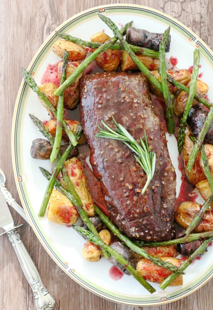Slow Roasted Beef Tenderloin by Foodtastic Mom #ohiobeef #ad