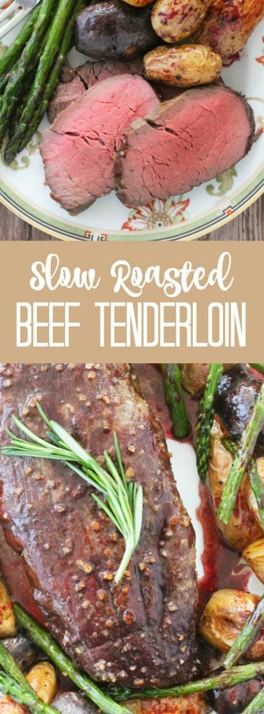 Slow Roasted Beef Tenderloin