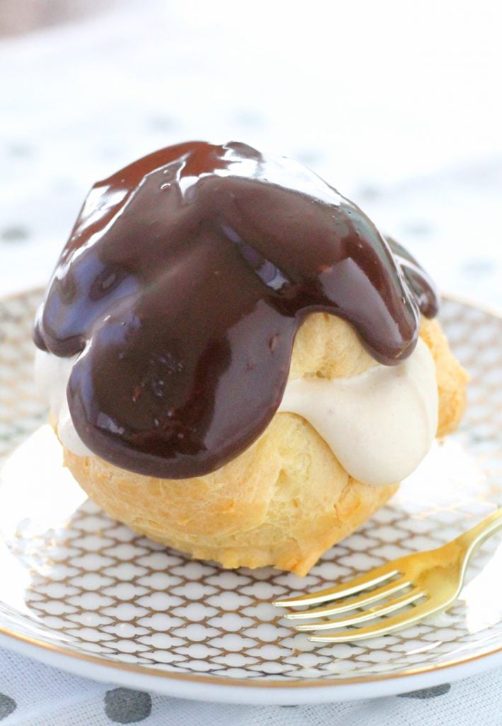 Buckeye Cream Puffs by Foodtastic Mom