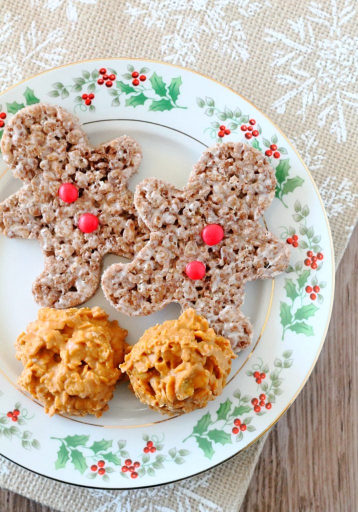 Tidbits and Krispie Cocoa Men #TidingsandTreats #ad