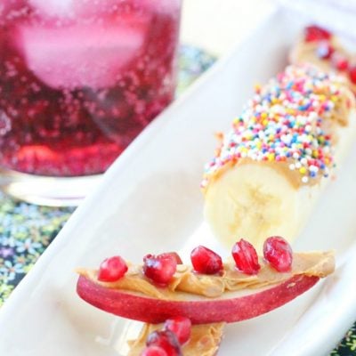 Peanut Butter Fruit Sushi by Foodtastic Mom #APlusEatsandDrinks #ad