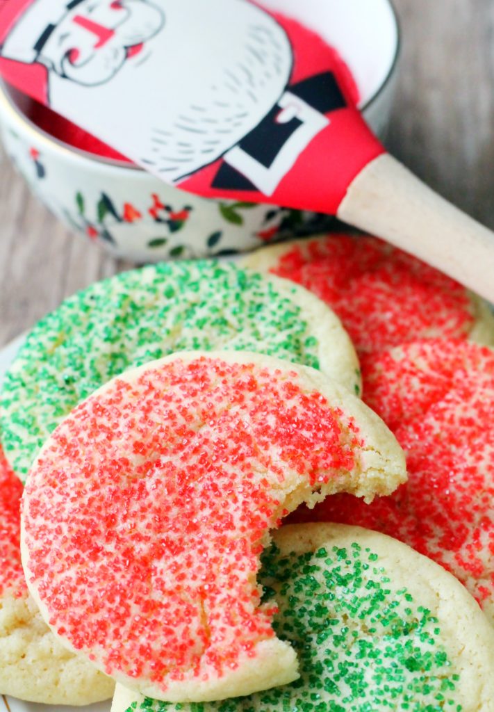 Santa Sugar Cookies by Foodtastic Mom