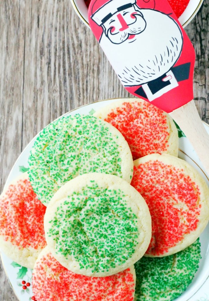 Santa Sugar Cookies by Foodtastic Mom