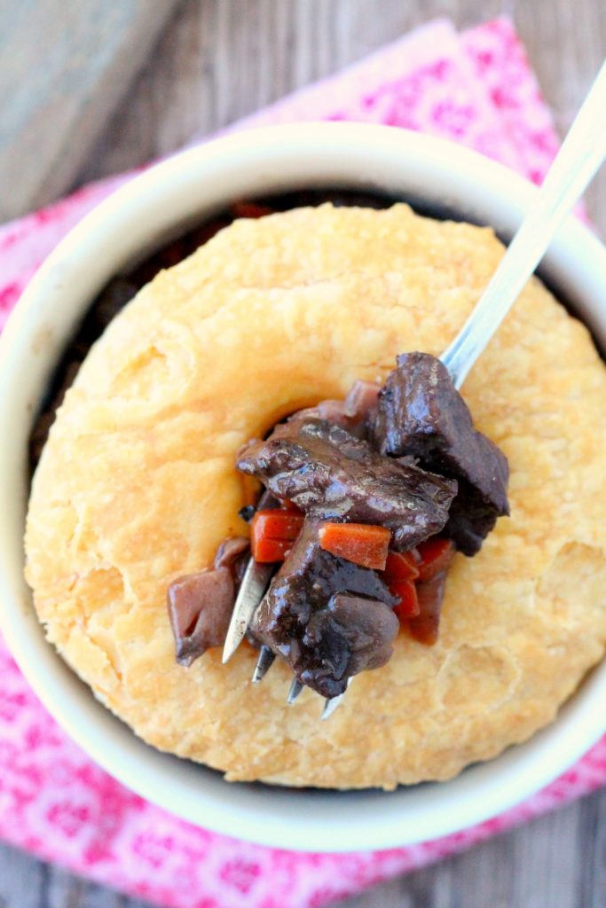 Beef Stew Pot Pies Recipe