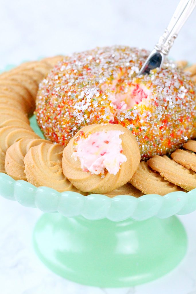 Fancy Fruity Dessert Cheese Ball by Foodtastic Mom
