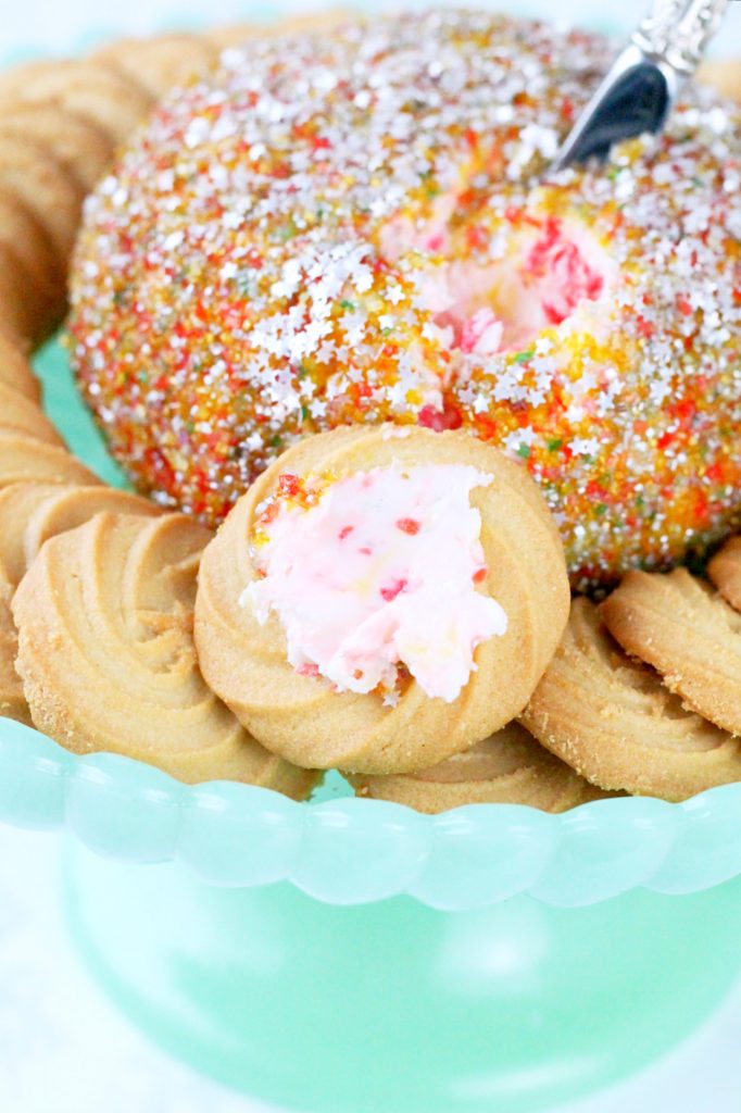 Fancy Fruity Dessert Cheese Ball by Foodtastic Mom