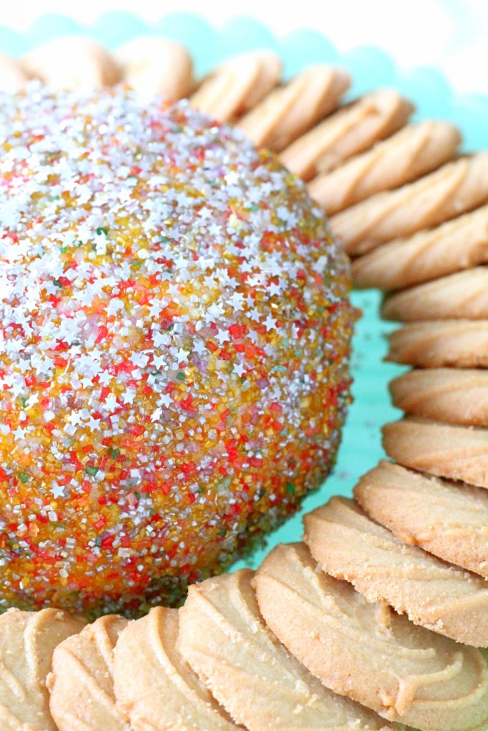 Fancy Fruity Dessert Cheese Ball by Foodtastic Mom