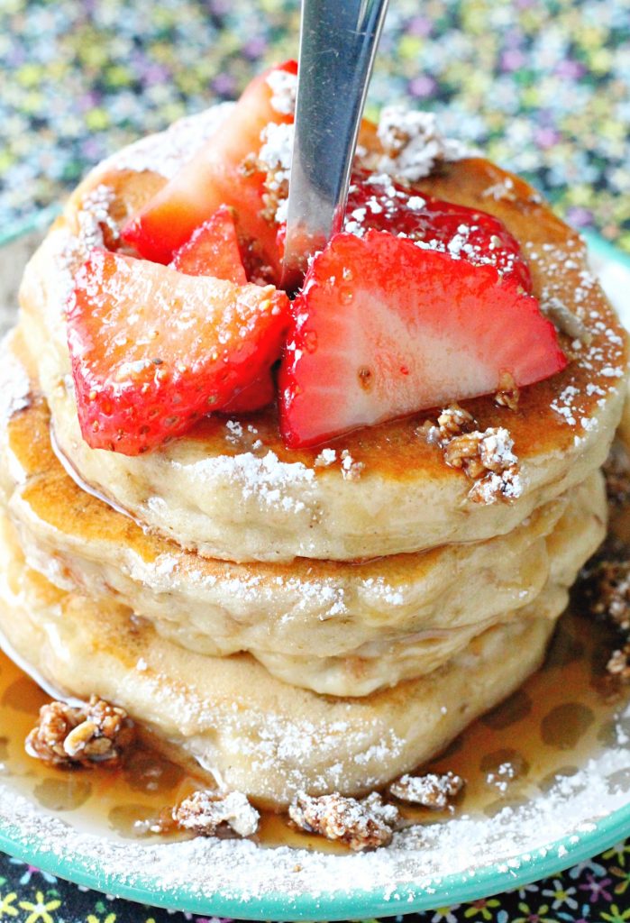 Go Fast Granola Pancakes Foodtastic Mom