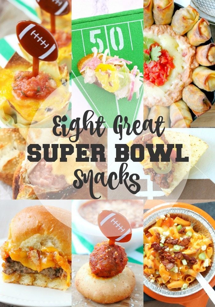 Eight Great Super Bowl Snacks - THE ULTIMATE ROUNDUP FOR YOUR FOOTBALL PARTIES