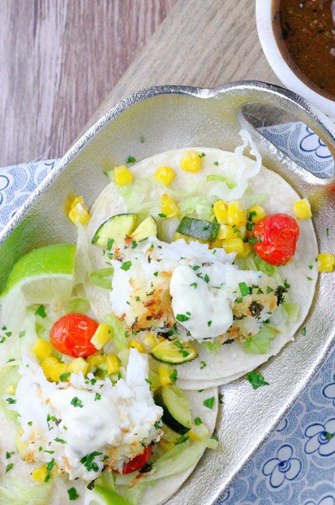 Sheet Pan Fish Tacos