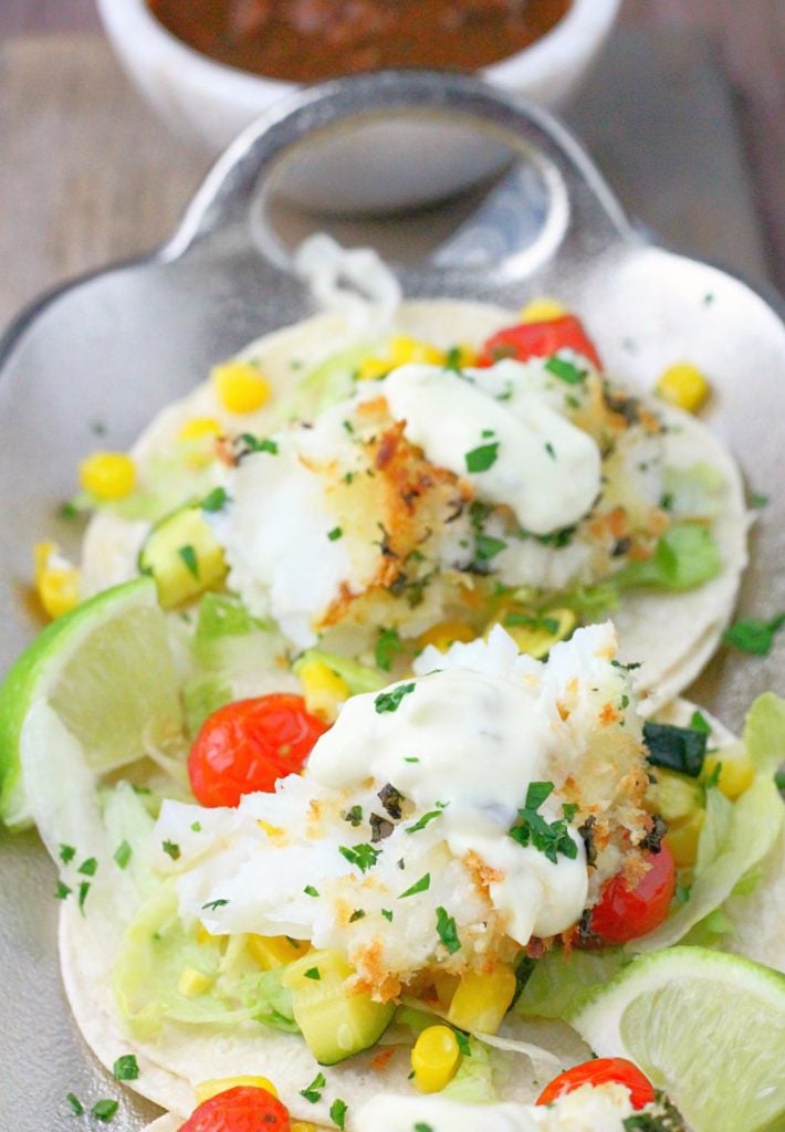 Sheet Pan Fish Tacos