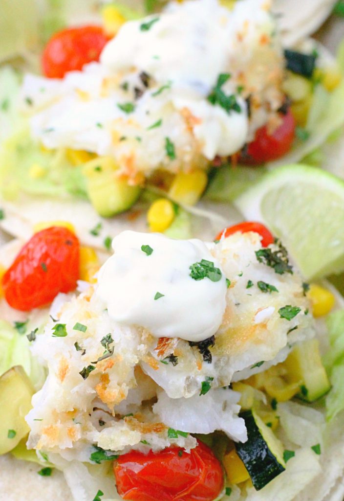 Sheet Pan Fish Tacos